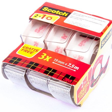Scotch Páska lepicí tape Crystal 19 mm x 7,5 m 2  1 ks