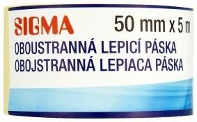SIGMA Páska oboustranná lepicí 50 mm x 5 m 1 ks