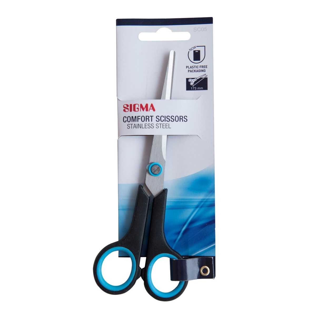 SIGMA Nůžky Soft Grip 17,3 cm 1 ks