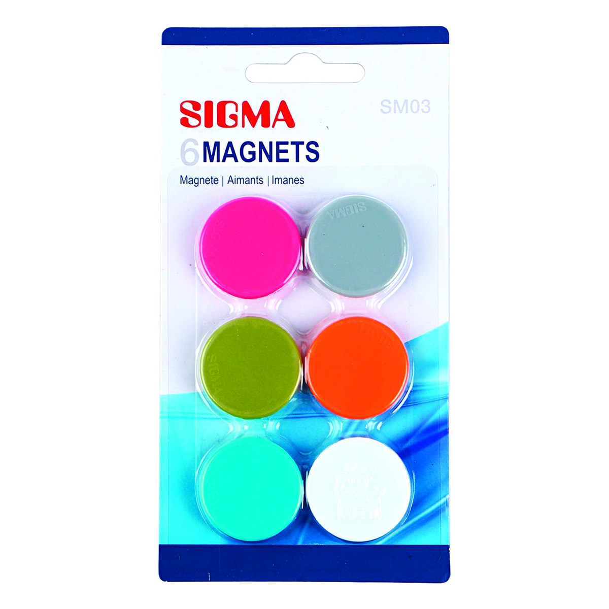 SIGMA Assort Magnet 32 mm 6 ks
