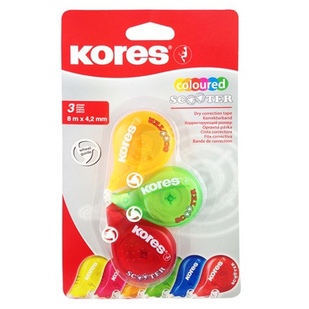 Kores Korektor/ bělítko Scooter 3 ks
