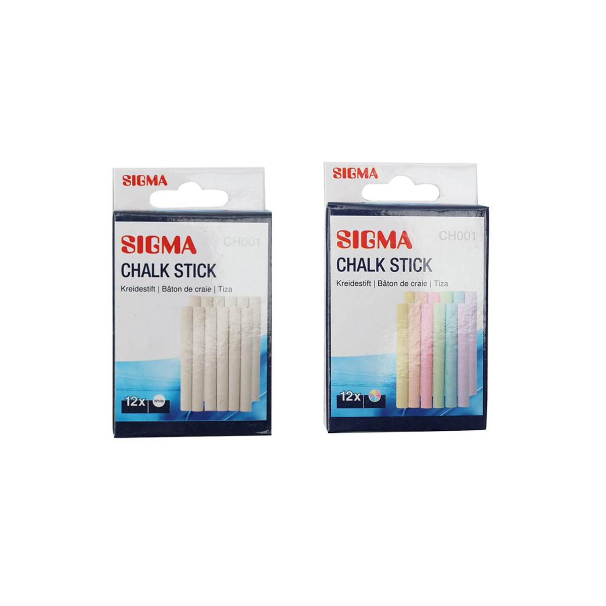 SIGMA Křída bílá 12 ks