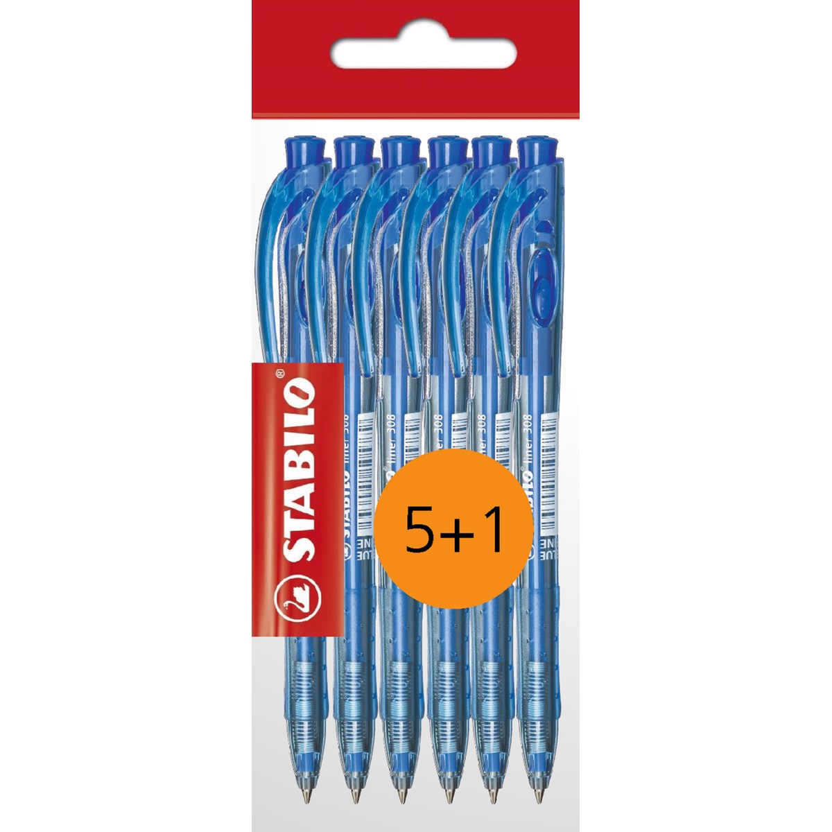 STABILO Pero kuličkové liner 308 modré 6 ks