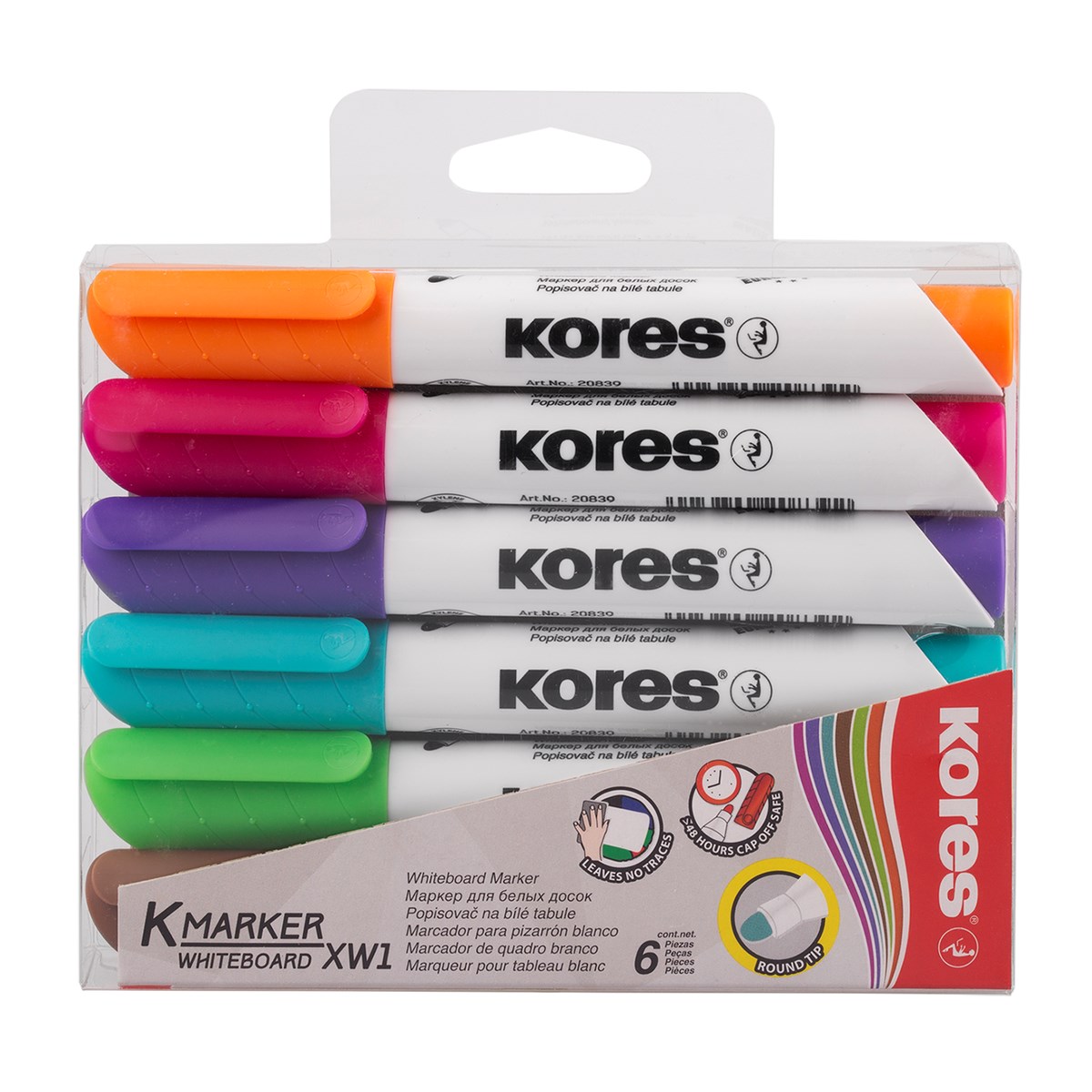 Kores K-M Plus Popisovač na tabule mix 6 ks