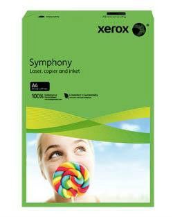 Xerografický papír barevný XEROX Symphony A4, 80g, 500ls - světle zelená