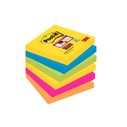 POST-IT Rio SS 76x76 90 listů 6 ks