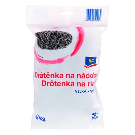 aro Drátěnka na nádobí velká 6 ks