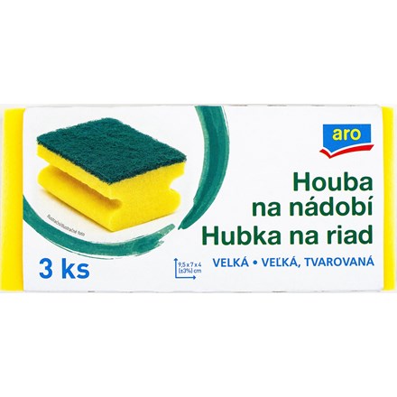 aro Houbička na nádobí velká 3 ks