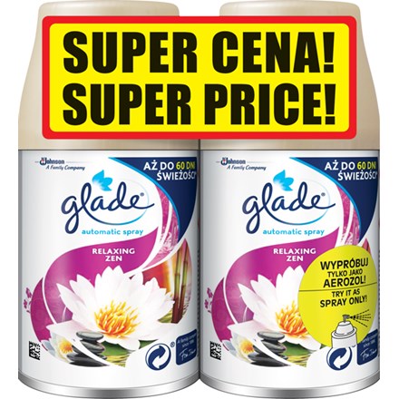Glade Automatic Spray Relaxing Zen (2 x náhradní náplň) 269 ml