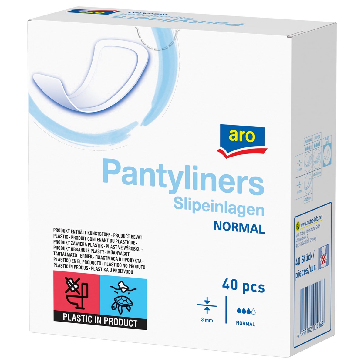 aro Normal Soft Multi Slip slipové vložky 40 ks