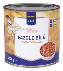 METRO Chef Fazolé bílé tomatová omáčka 2600 g