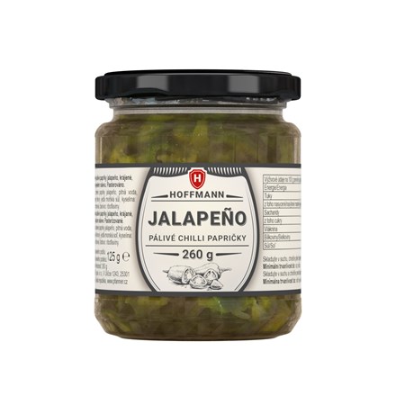 HOFFMANN Jalapeňo pálivé Chilli papričky 260 g
