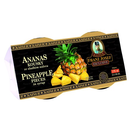 FRANZ JOSEF KAISER Ananas kousky 2 x 128 ml