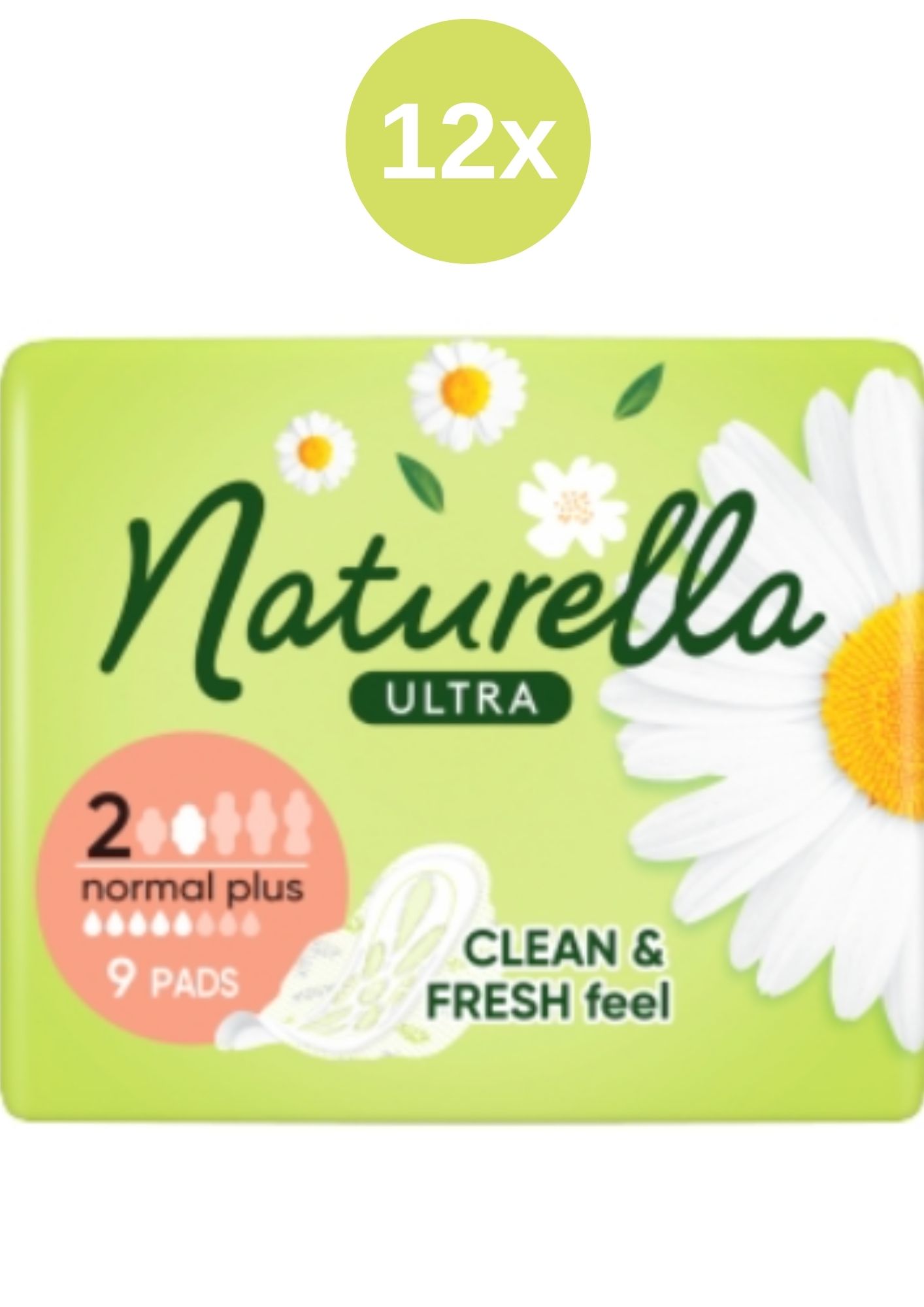 Naturella Ultra Normal Plus Hygienické Vložky S Křidélky 12x9 ks