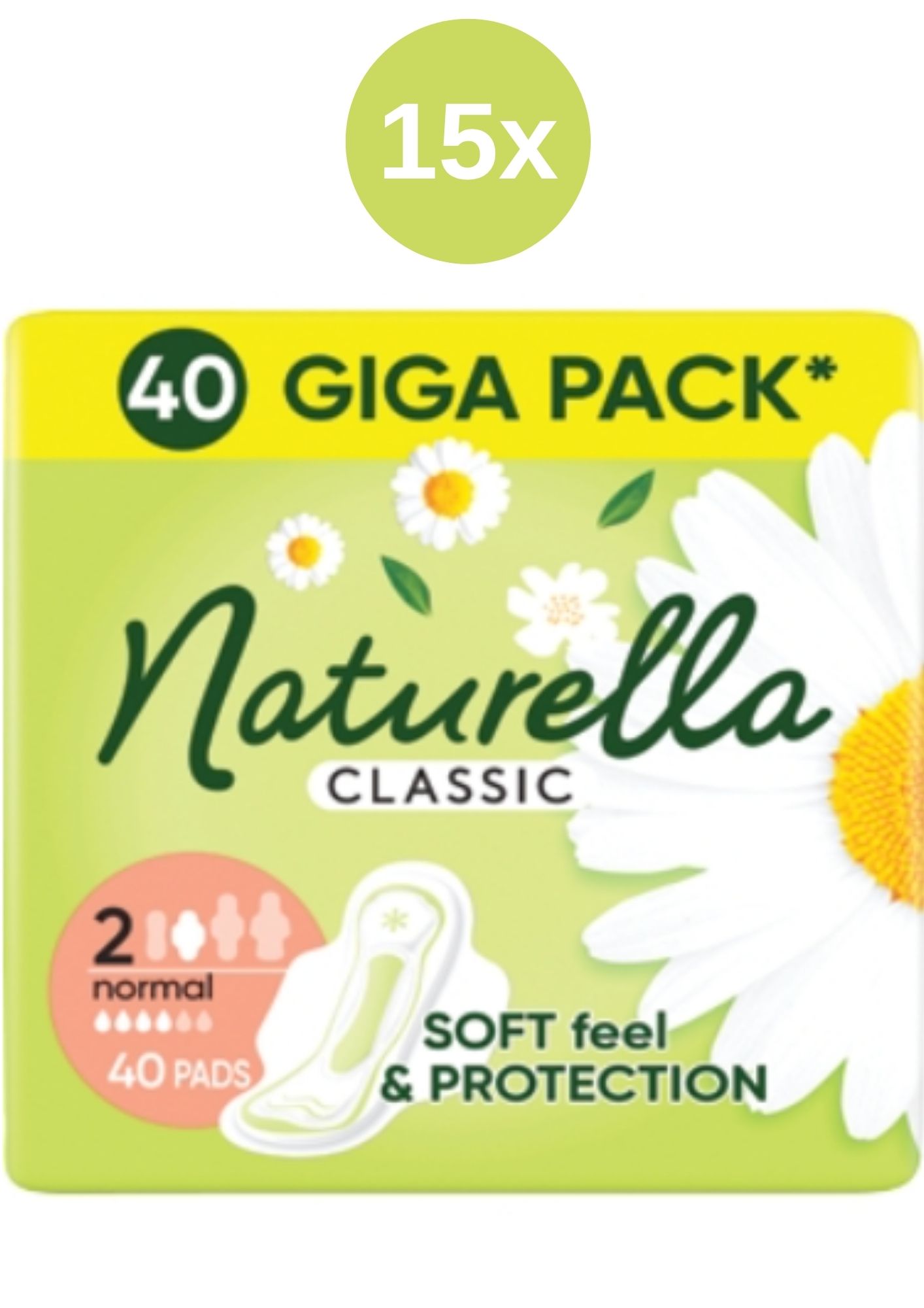 Naturella vl Classic 15x(40ks/fol) Normal