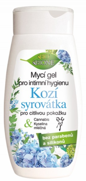 BIONE Mycí gel pro intimní hygienu KOZÍ SYROVÁTKA 260 ml