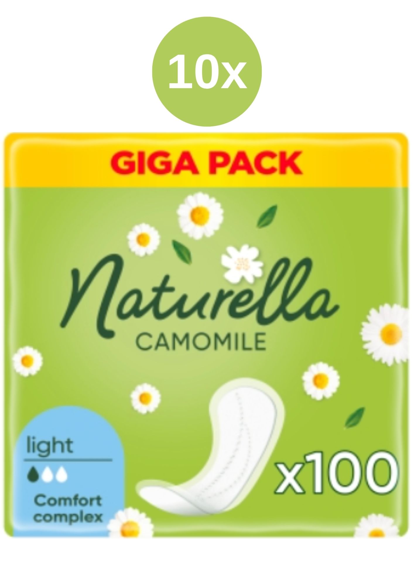 Naturella vložky 10x(100ks/fol) Slip Normal