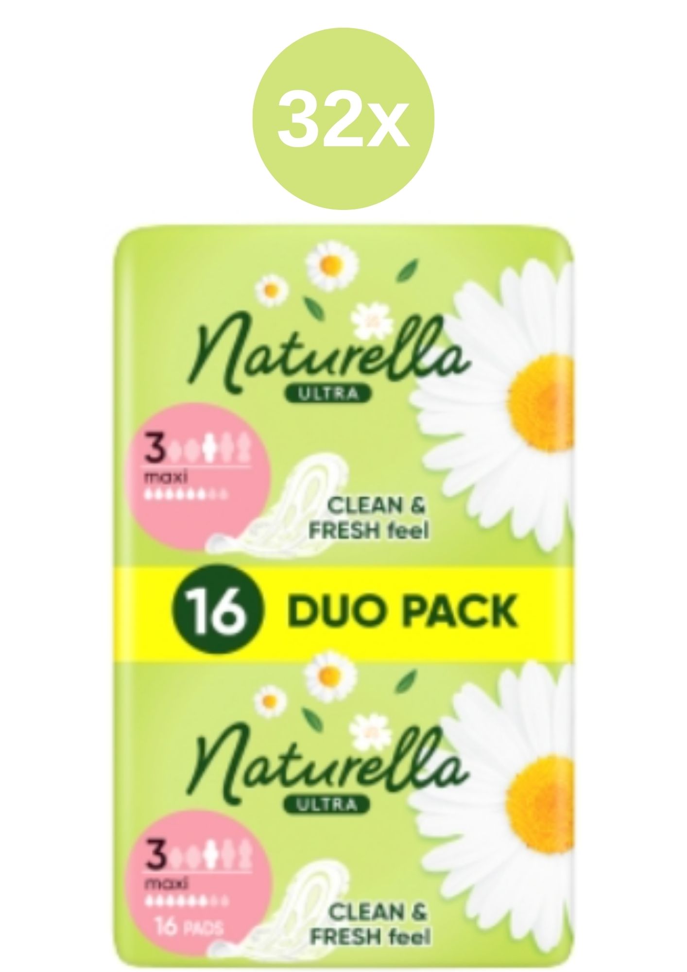 Naturella vložky 32x(16ks/fol) DouSuper