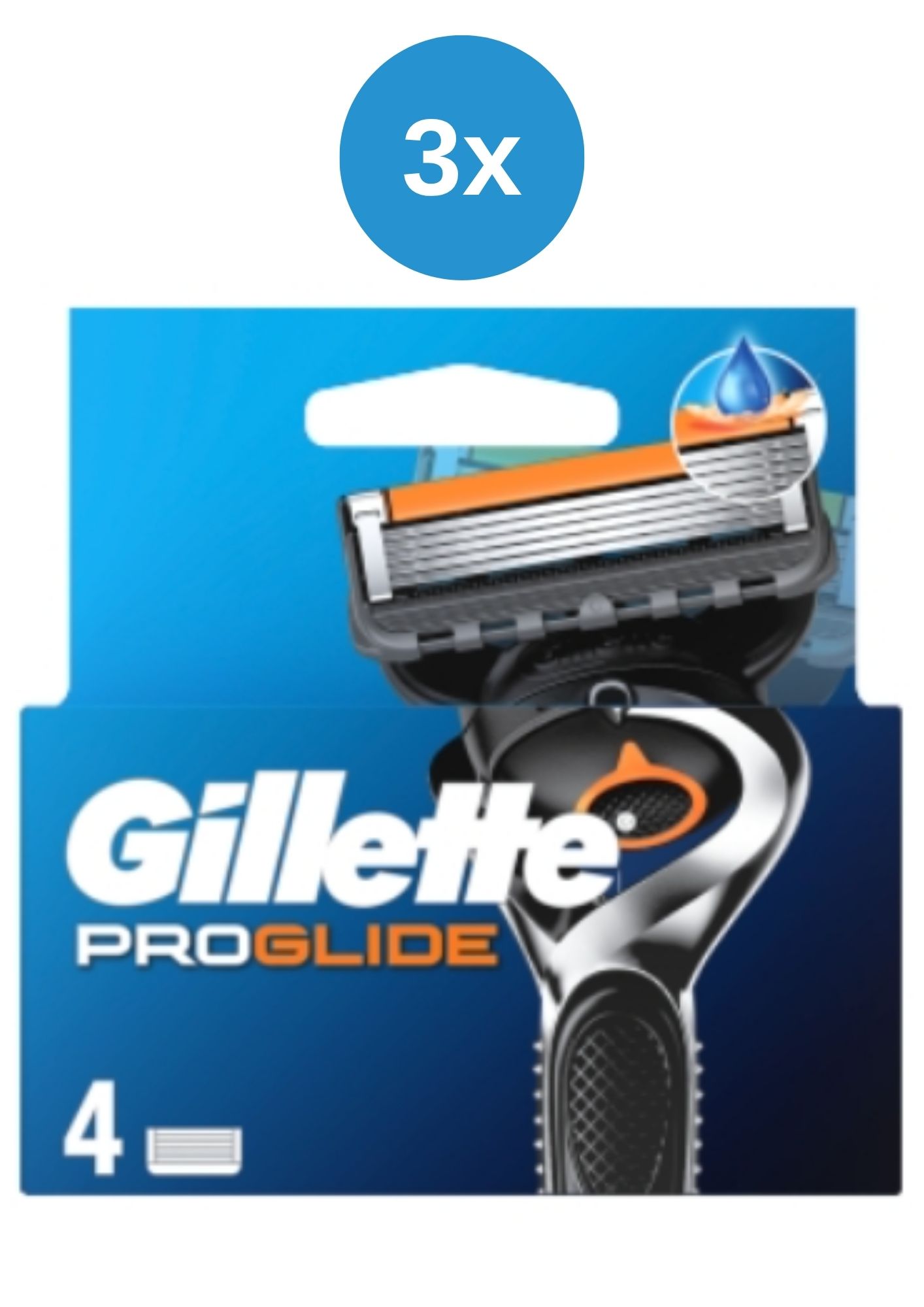 Gillette  ProGlide 3x4 ks