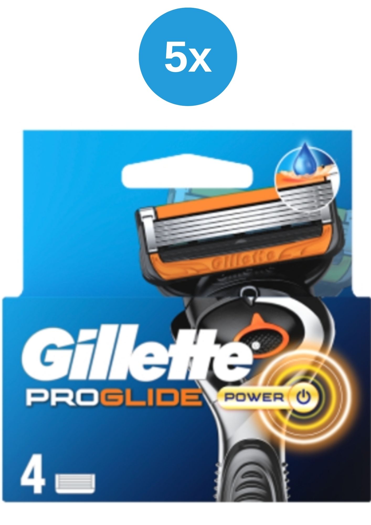 Gillete náhradní hlavice 5x(4ks/sac)ProG Po