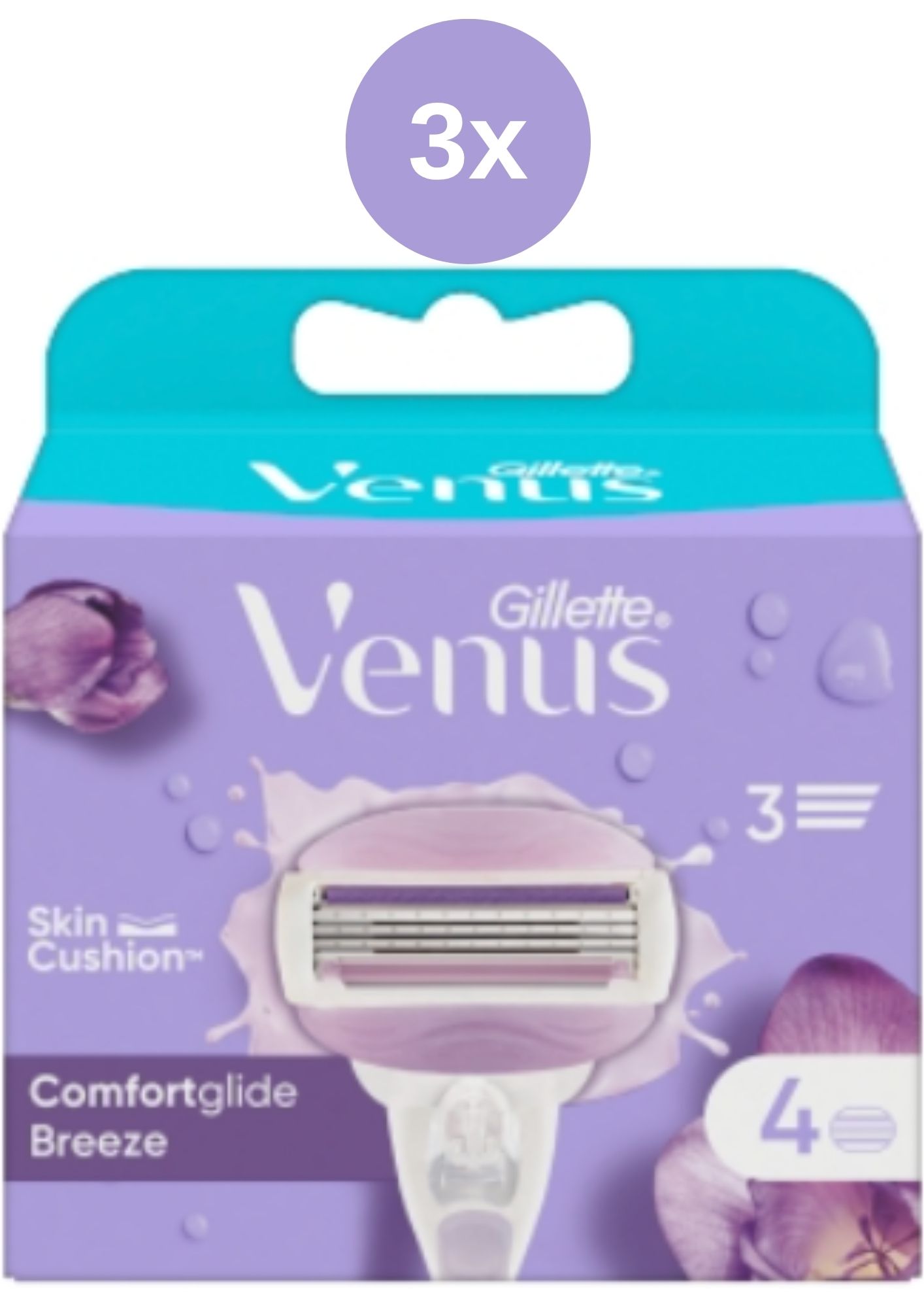 Gillette Venus ComfortGlide Breeze 3x4 ks