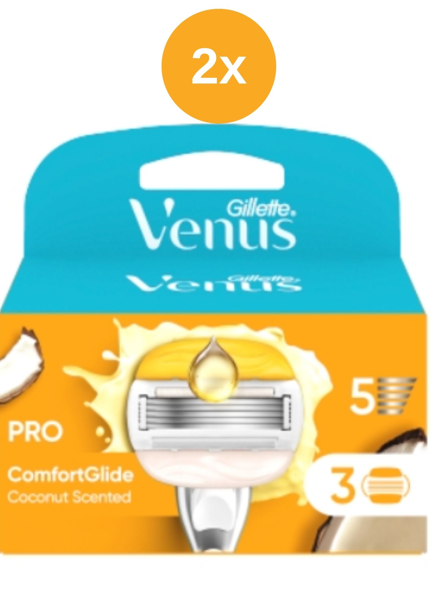 Venus hlavice 2x(3ks/bli) Coconut
