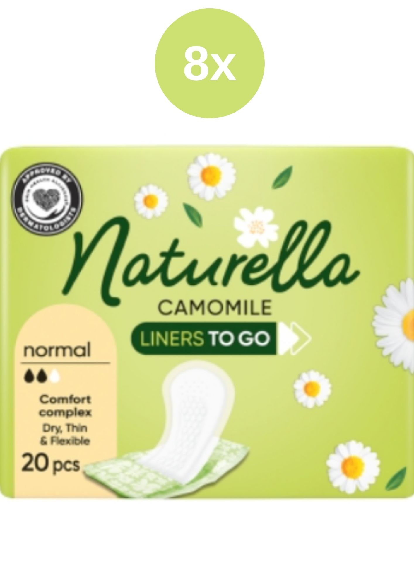 Naturella vložky 8x(20ks/fol) To Go plus