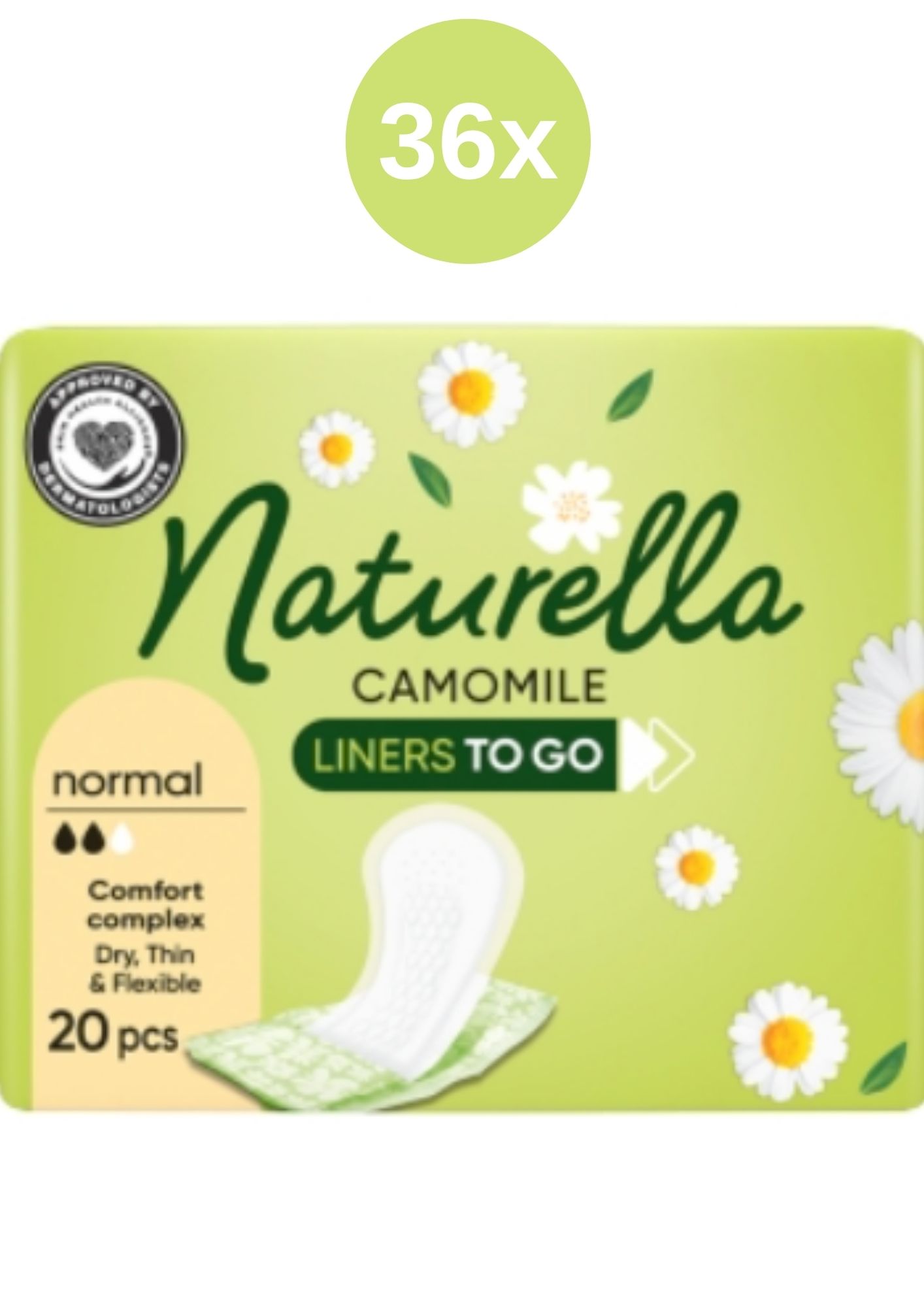 Naturella vložky 36x(20ks/fol) To Go plus