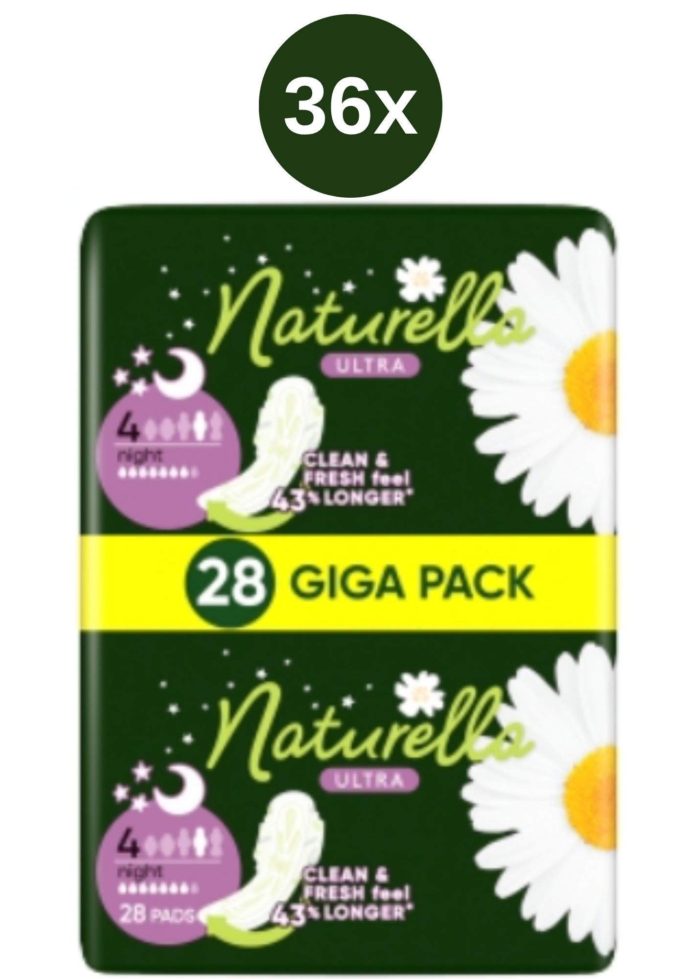 Naturella vložky 36x(28ks/fol) Ultra Night