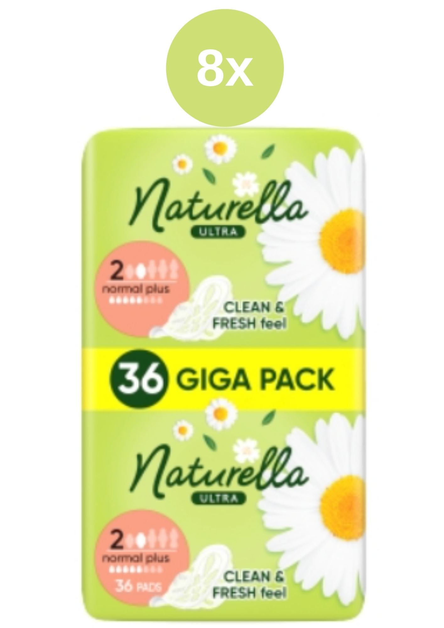 Naturella vložky 8x(36ks/fol) Ultra Normal