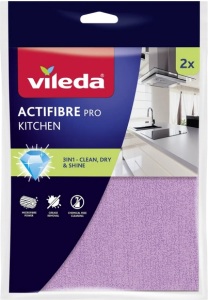 HADŘÍK VILEDA MIKRO ACTIFIBRE DO KUCHYNĚ 2 KS 27x30,5 CM
