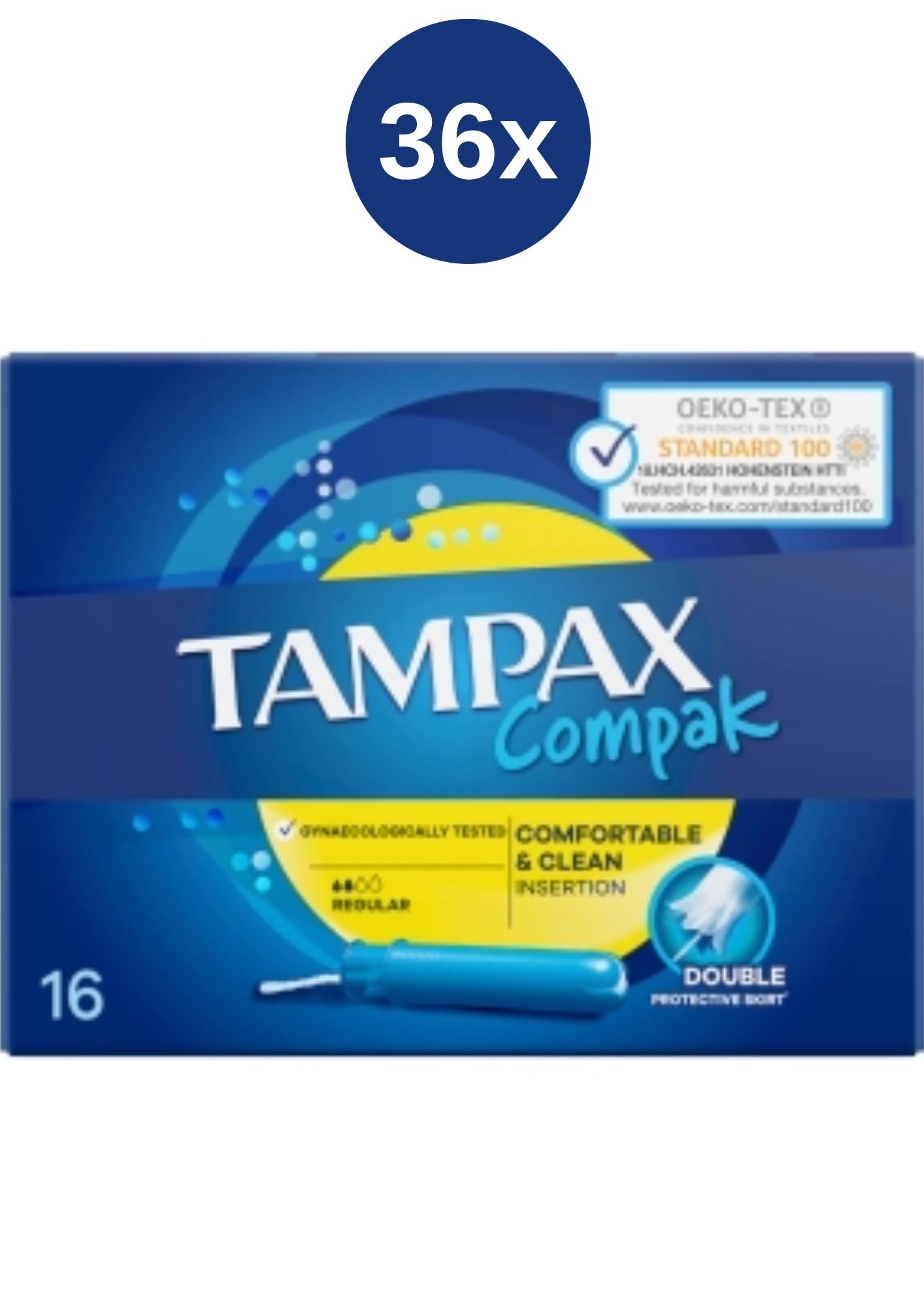 Tampax Compak tampony 36x(16ks/kra) Regular