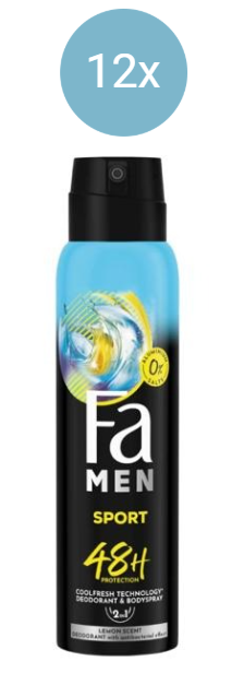 FA Deo Men 12x150ml Sport Ks