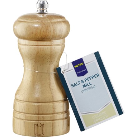 METRO PROFESSIONAL Mlýnek sůl/pepř 11,5 cm dřevo 1 ks