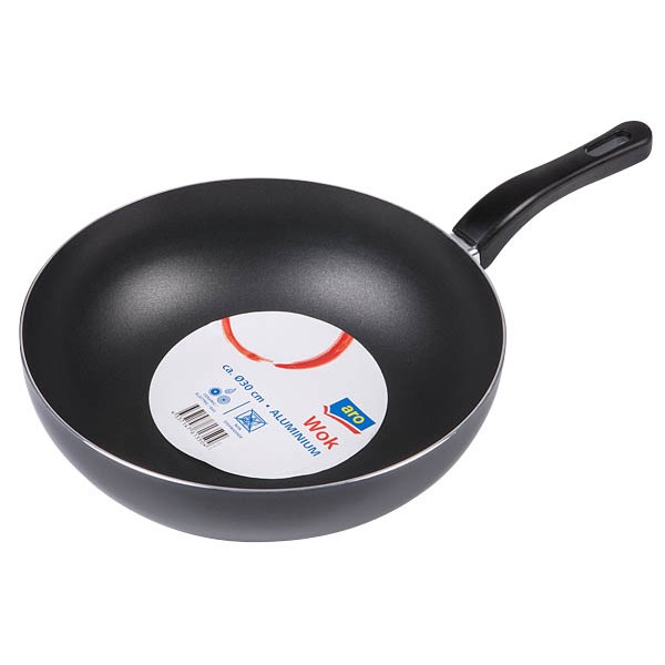 aro Pánev wok hliníková 30 cm černá 1 ks