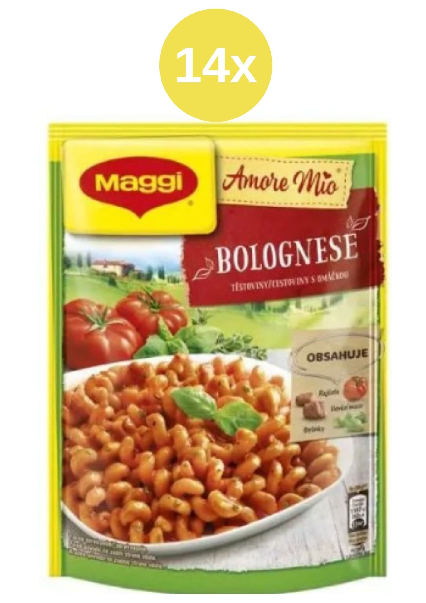 Maggi AmoreMio těstoviny bolognese 14x145g