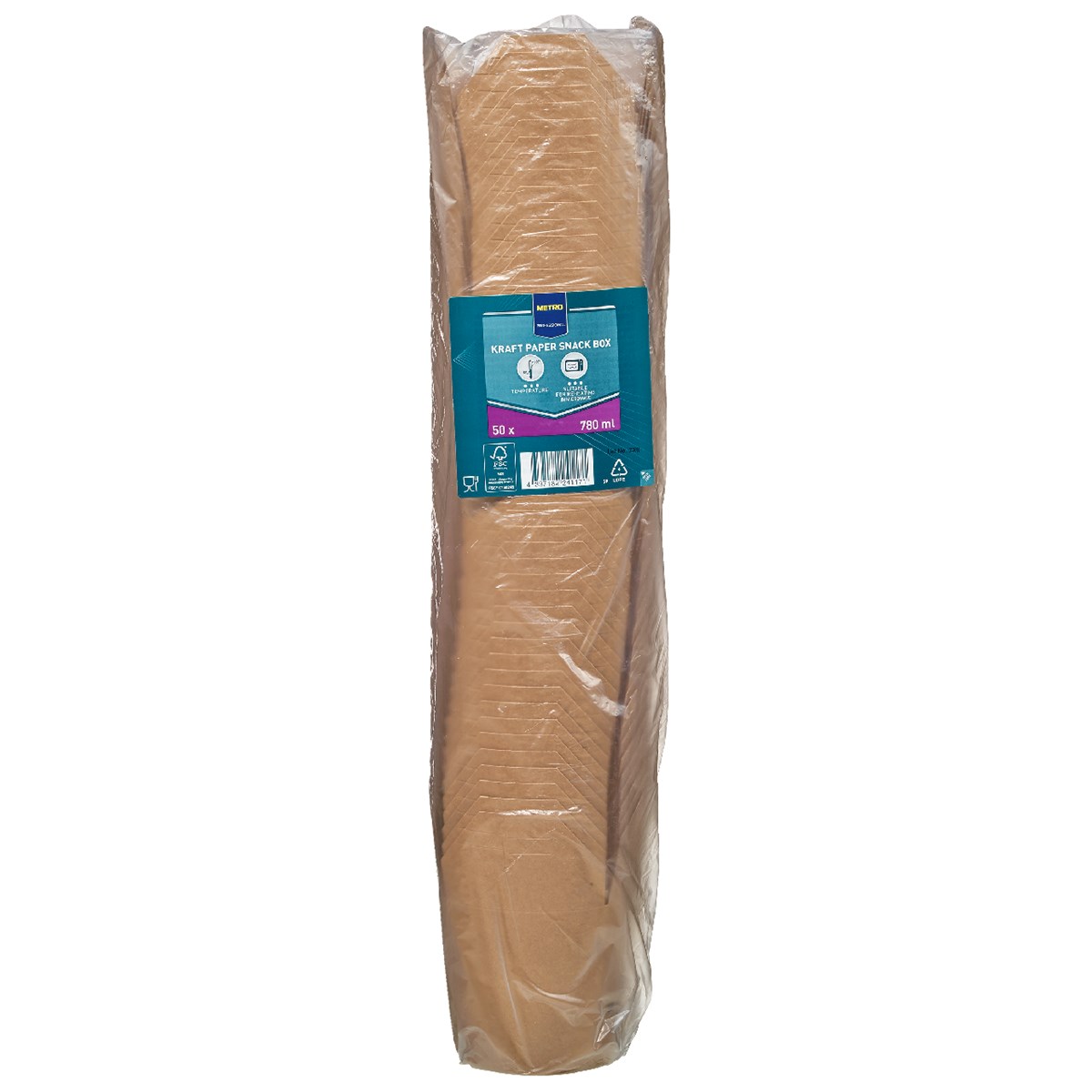 METRO PROFESSIONAL Kraft Box 780 ml polypropylen 50 ks