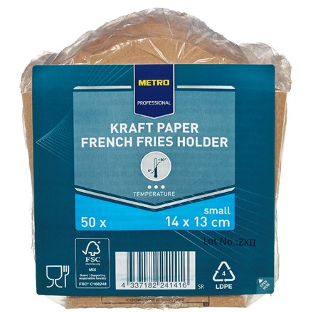 METRO PROFESSIONAL Kraft Kapsa na hranolky 50 ks