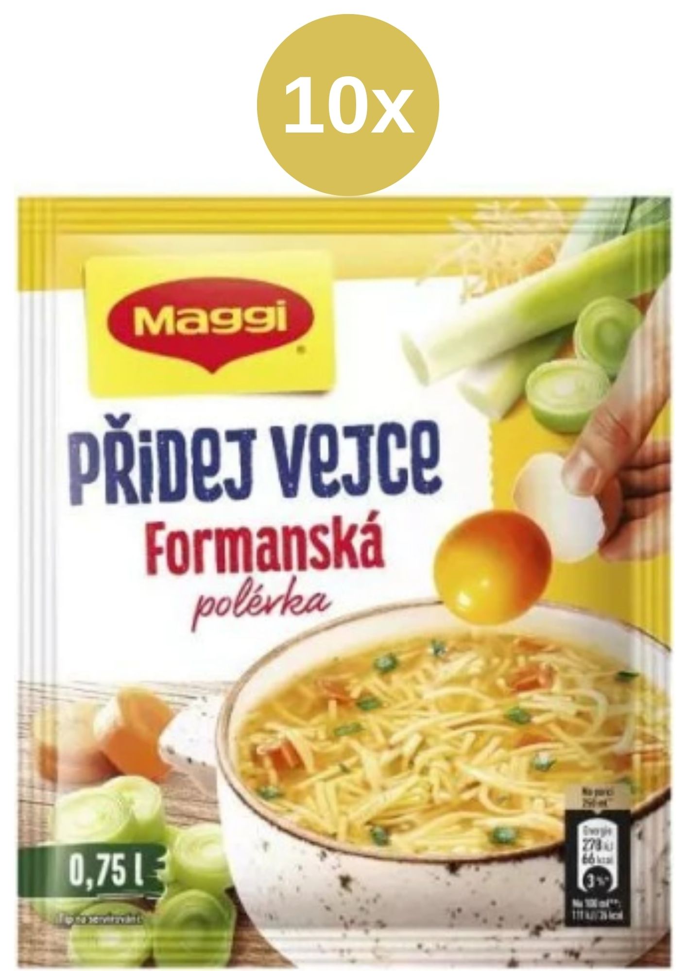 Maggi PřidejVejce polévka formanská 10x40,5g