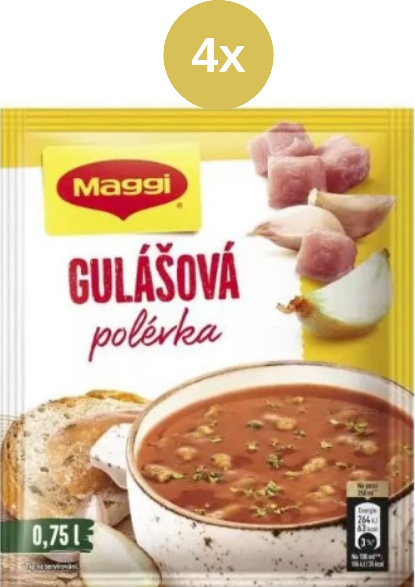 Maggi tradiční polévka gulášová 4x54g