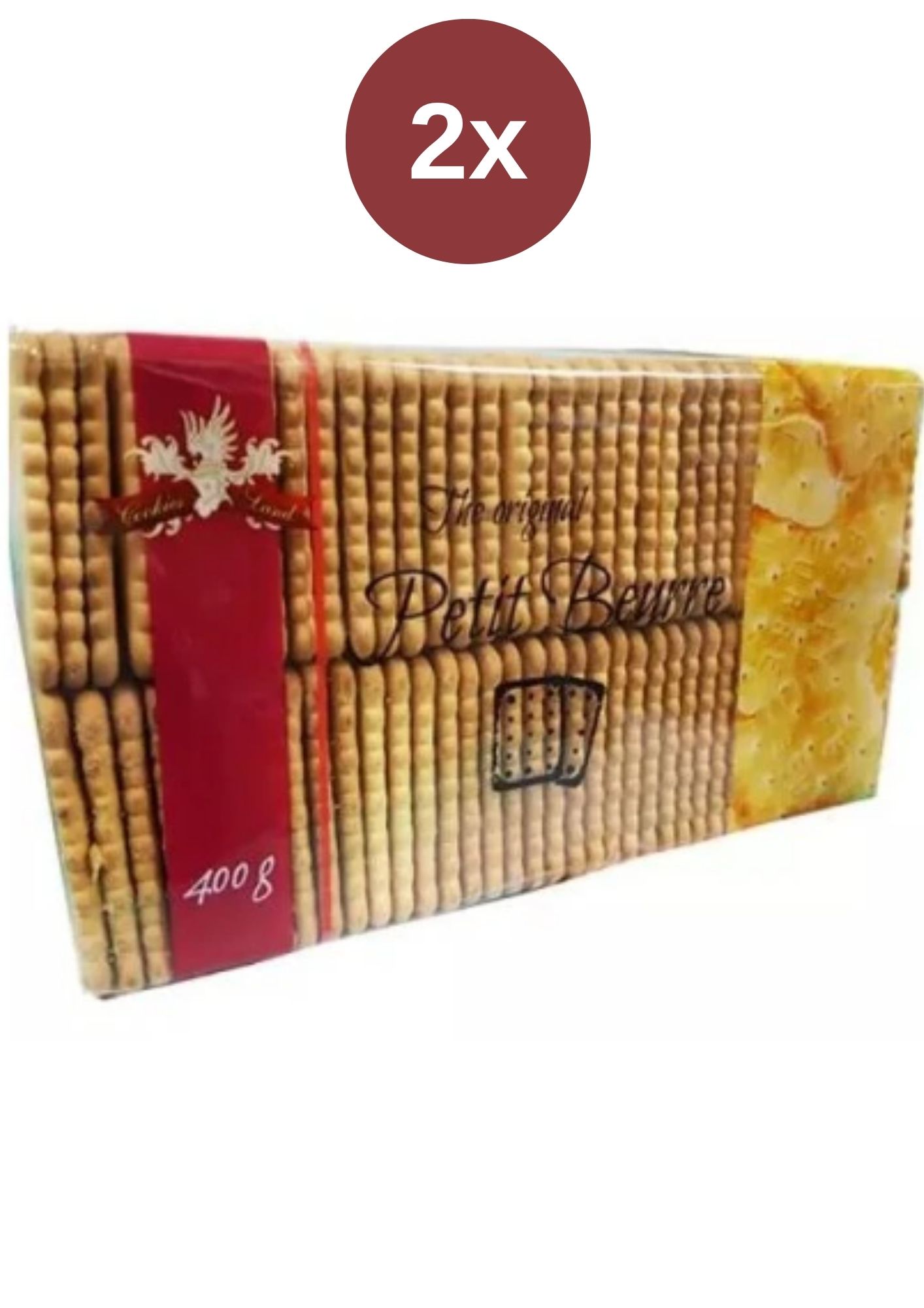 Cookiesland petit beurre original 2x400g