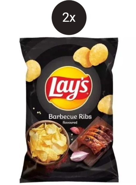 Lays barbecue ribs 2x60g