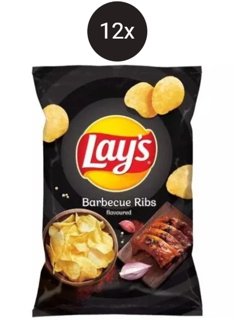 Lays barbecue ribs 12x60g