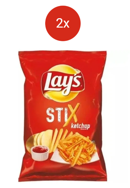 Lays stix ketchup 2x130g