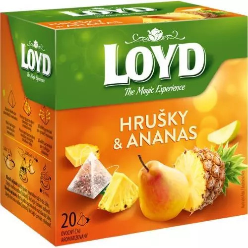 Loyd Tea pyramida hrušky ananas 40g