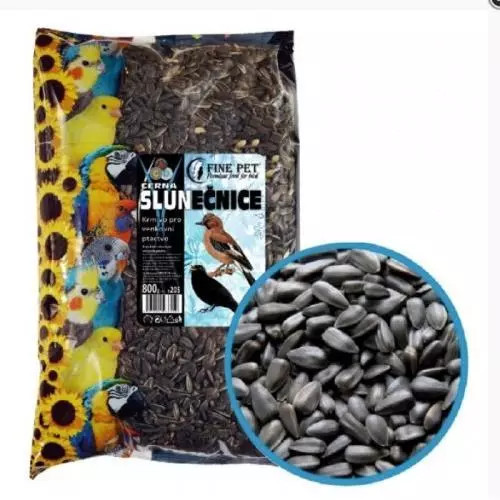 Fine Pet slunečnice černá 800g