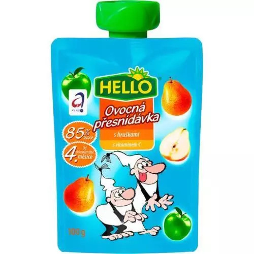 Hello ovocná svačinka hruška 100g