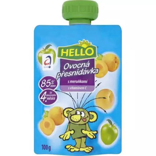 Hello ovocná svačinka meruňka 100g