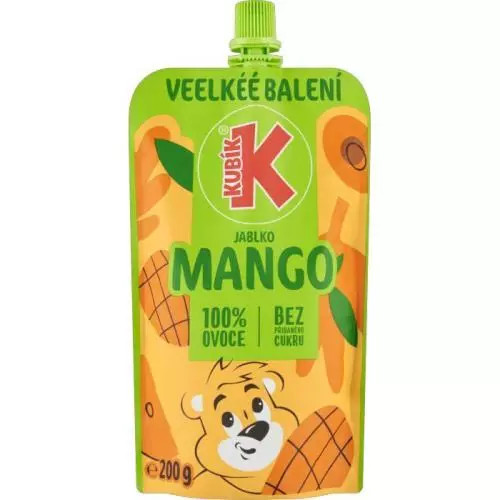 Kubík ovocná kaps mango jablko 200g 100%
