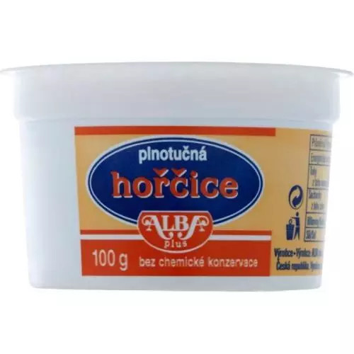 Alba hořčice plnotučné kelímek 100g